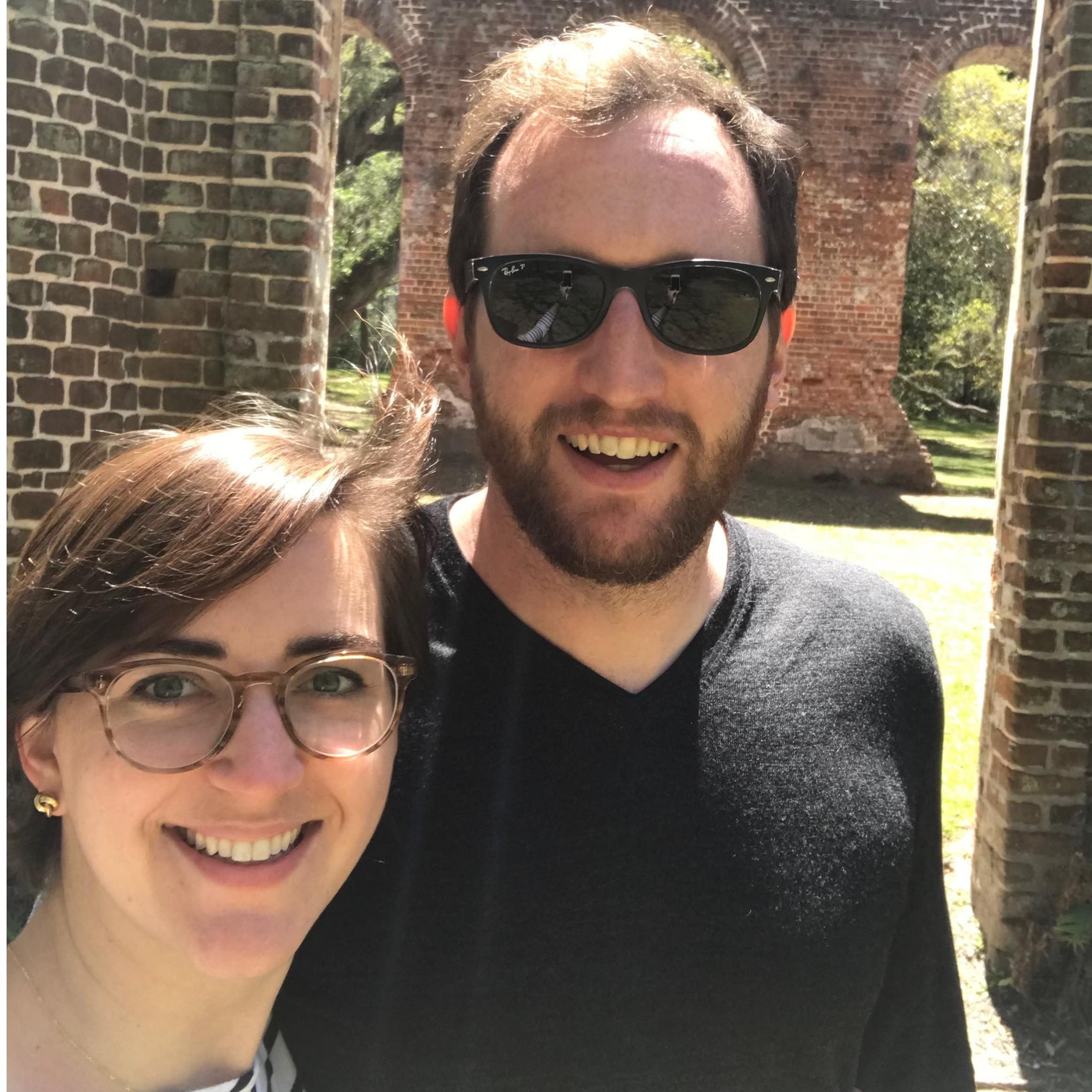 Showing Jon the sites in Beaufort, SC, after a family reunion. early April 2018.
