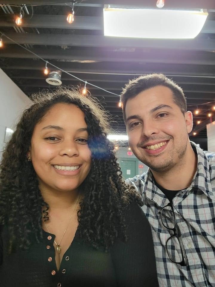 Jazmyn took Paul to a pasta masking class for his 30th birthday. December, 2021