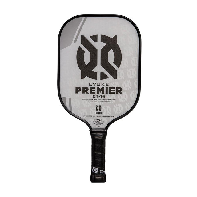 Onix Evoke Premier Professional Tournament Pickleball Paddle Composite Face Impact Paddle Shape