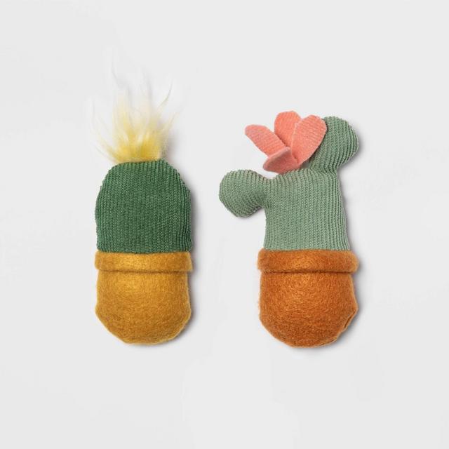 Cactus Cat Toy - 2pk - Boots & Barkley™