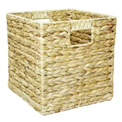 Natural Water Hyacinth Stackable Milk Crate