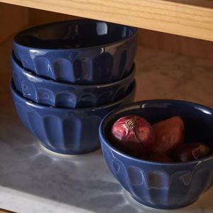 The Latte Stoneware Cereal Bowls, Set of 4: Amelie Edition
