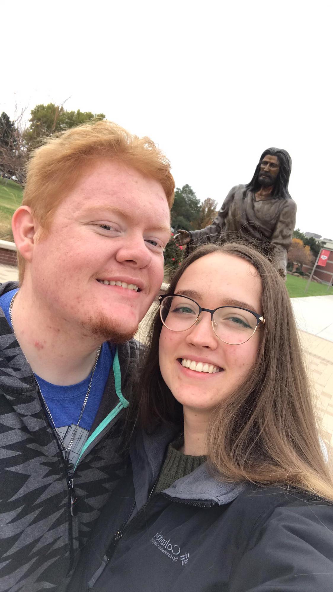 Mark showed me around his university when I went out to visit him in Idaho. We found Jesus in the meantime...
