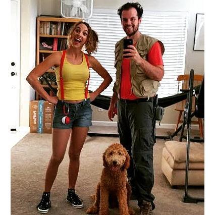 Halloween as Ash and Misty