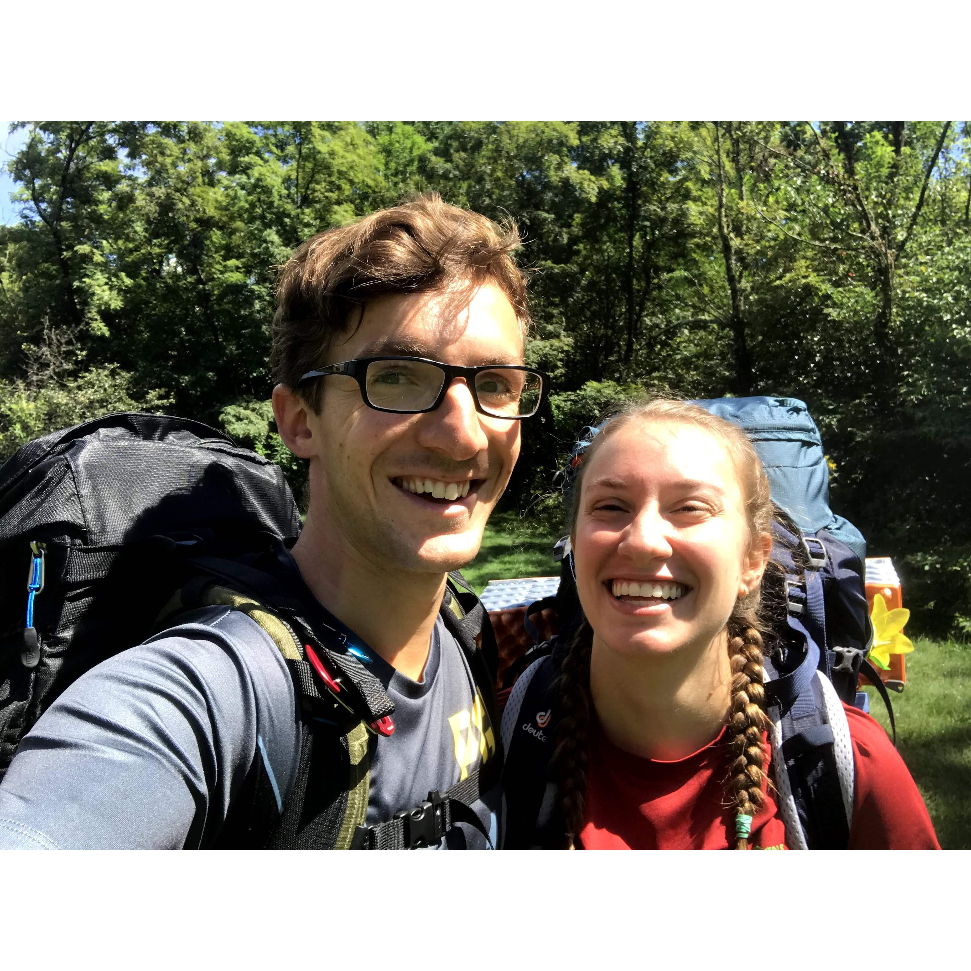 Our first backpacking trip!

Shenandoah National Park, VA
August 2020