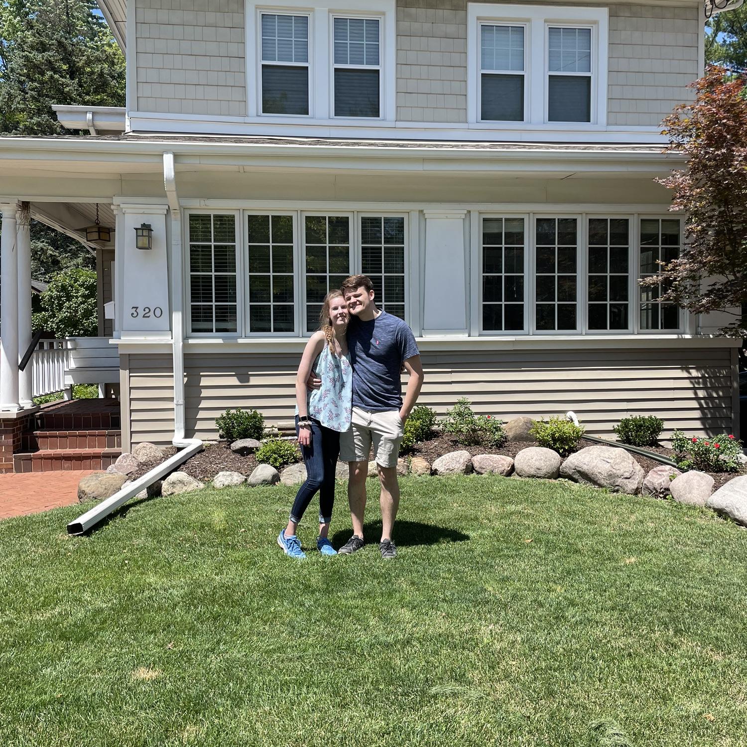 Our first home in Lombard, IL