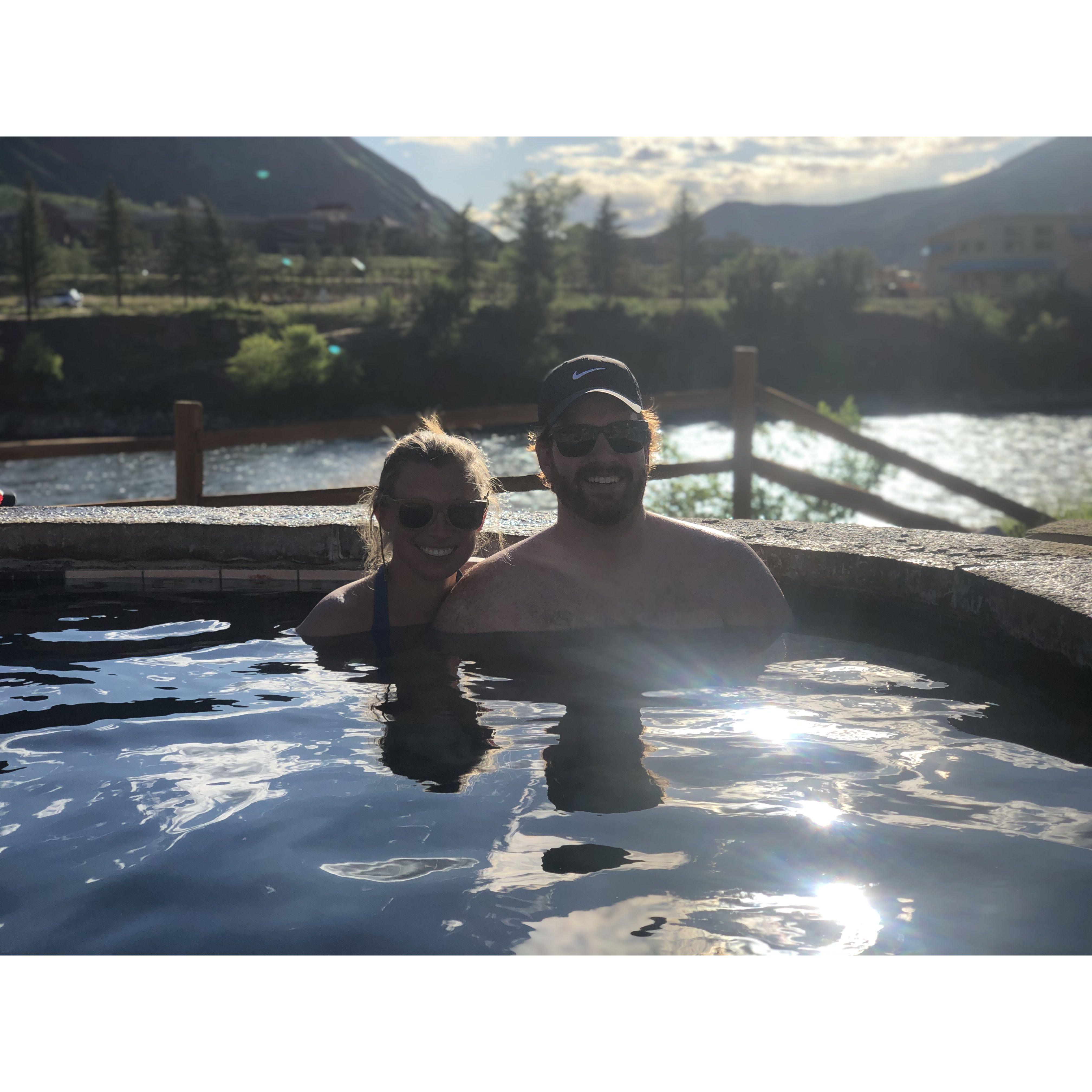 Hot springs in Colorado