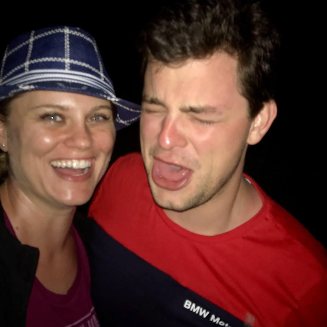 Can't have them all be serious pics...right? This is one of Heather's favorite candid shots of the couple! He really is too silly. 7/4/2018