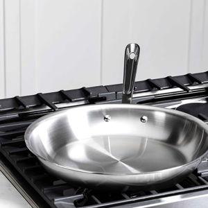 All-Clad D3 12" Stainless Steel Frying pan W/Lid