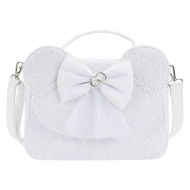 Loungefly Disney Minnie Sequin Wedding Crossbody Bag