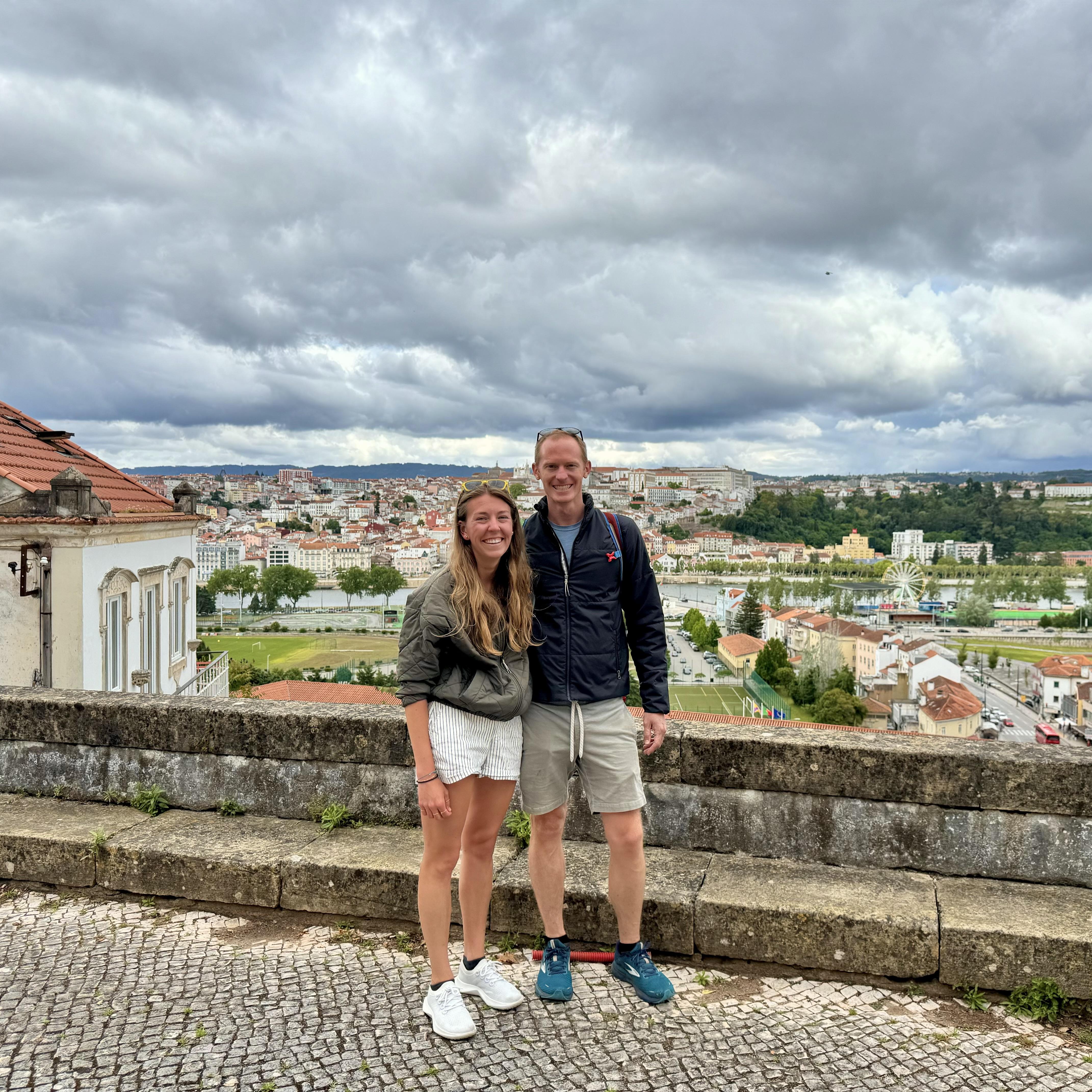 On vacation in Portugal. This town (Coimbra) was one of our favorite stops.