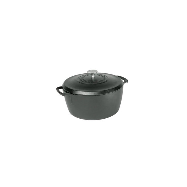 Lodge Cast Iron Blacklock Triple Seasoned 5.5 Quart Dutch Oven Cookware