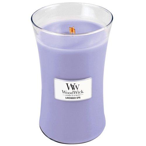 Woodwick Candle, Large, Lavender Spa 21.05oz