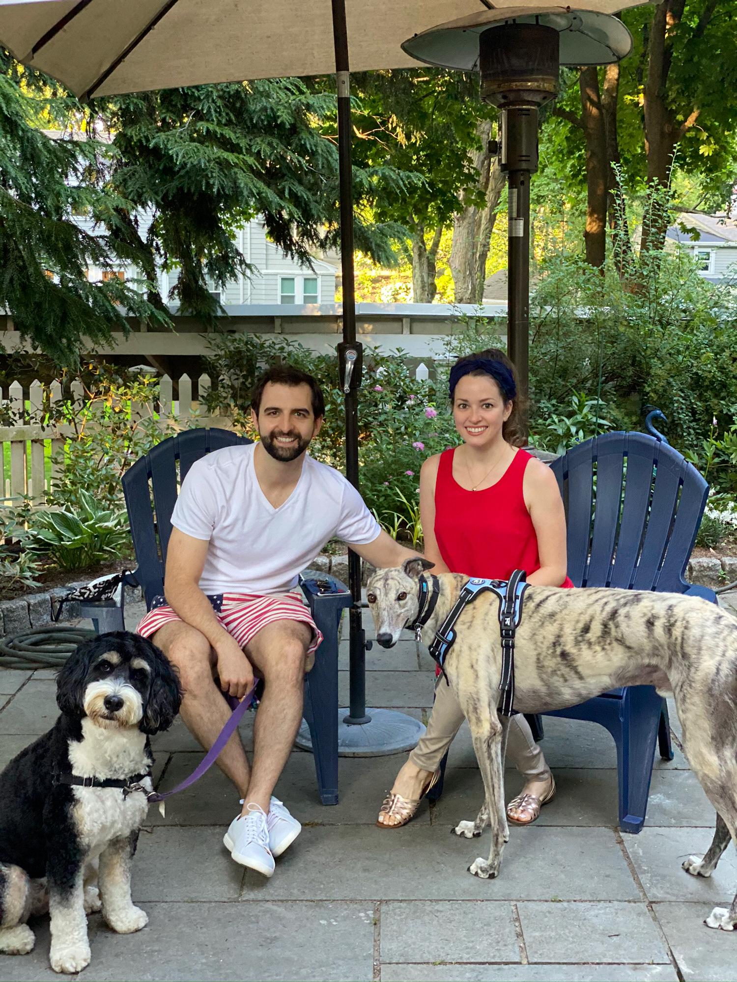 Enjoying our first summer as pet parents