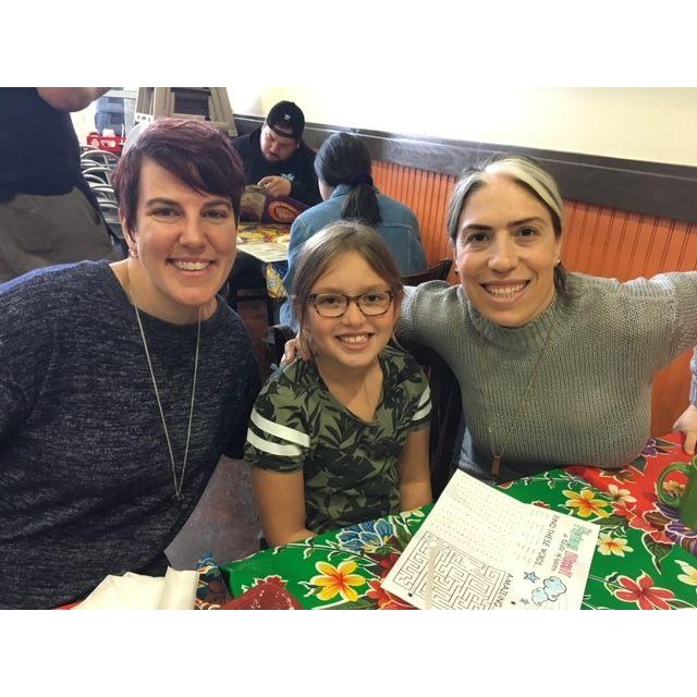 Having breakfast with Elizabeth at The Flying Biscuit in Charlotte!