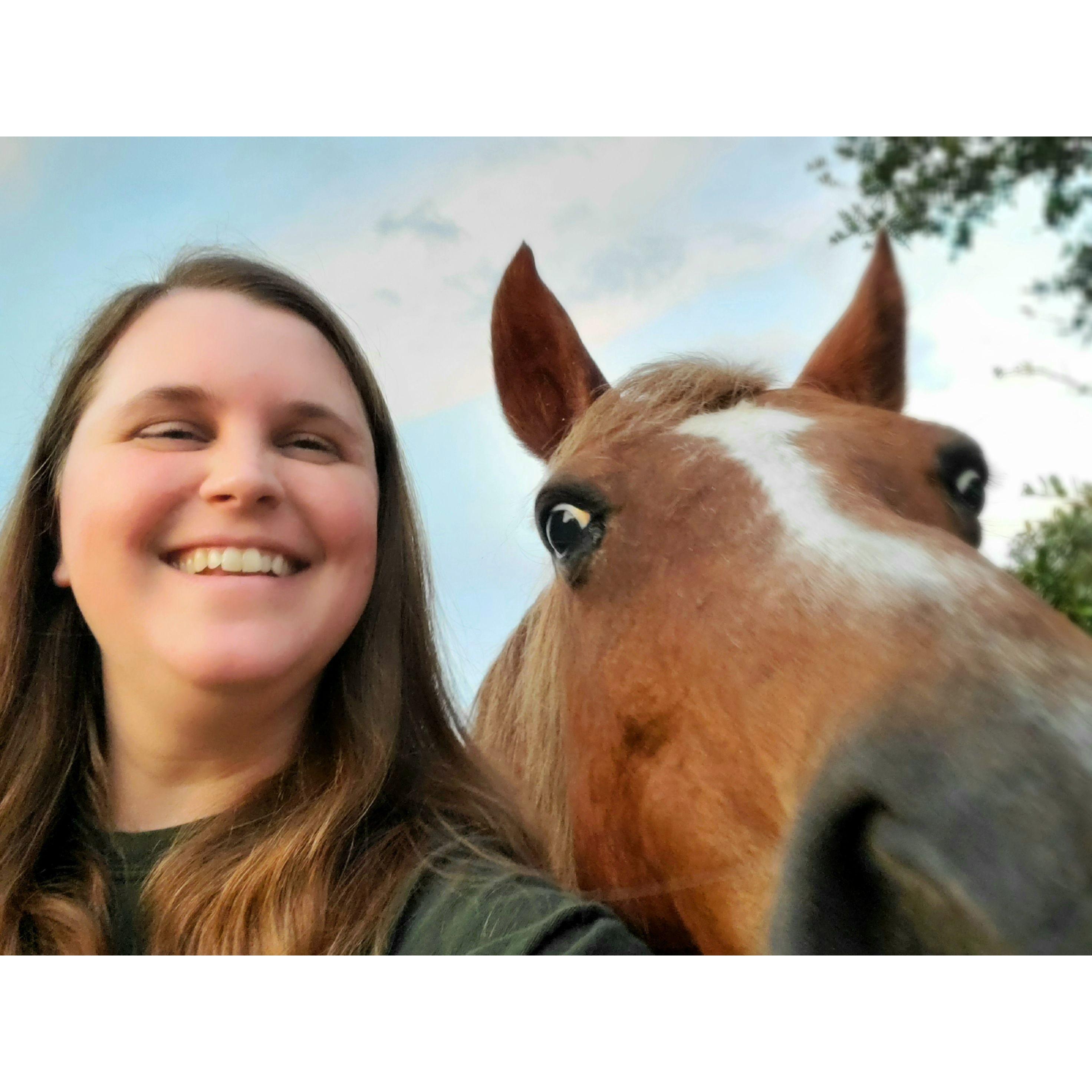 Horsey selfie