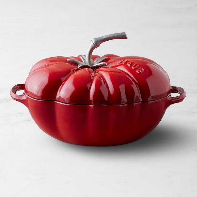 Staub Enameled Cast Iron Tomato Cocotte, Red