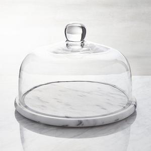 Crate & Barrel French Kitchen Marble Cheese Dome