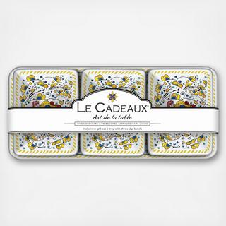 Rooster BPA Free Melamine 4-Piece Condiment Set
