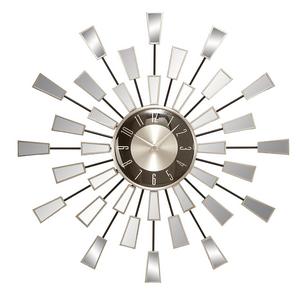 Deco Seventy-Nine - Deco 79 Metal/Mirror Wall Clock, 22-Inch