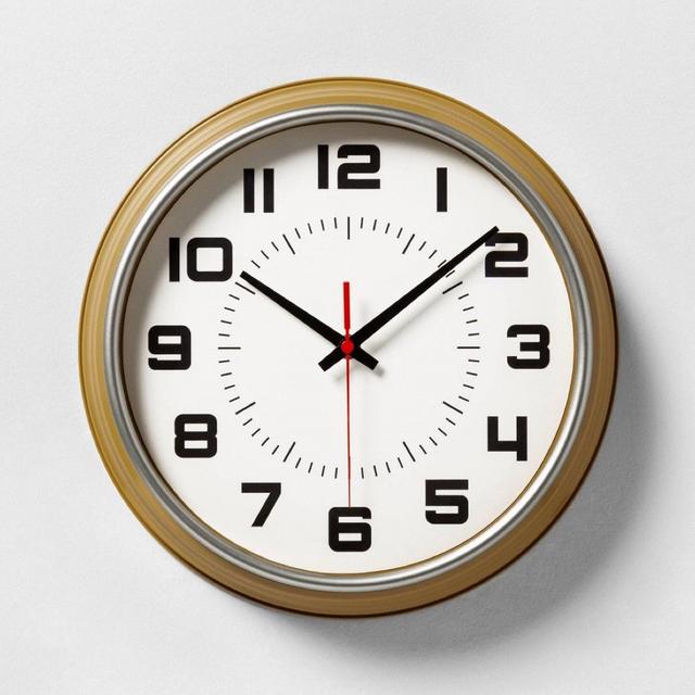 Wall Clock Caramel Yellow - Hearth & Hand™ with Magnolia