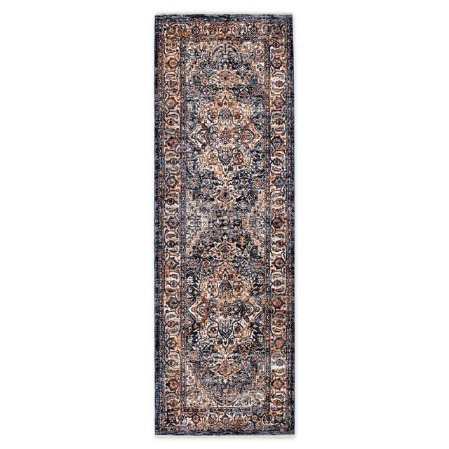 Bee & Willow™ Home Ashbrook 2'3 x 7' Runner in Navy/Ivory