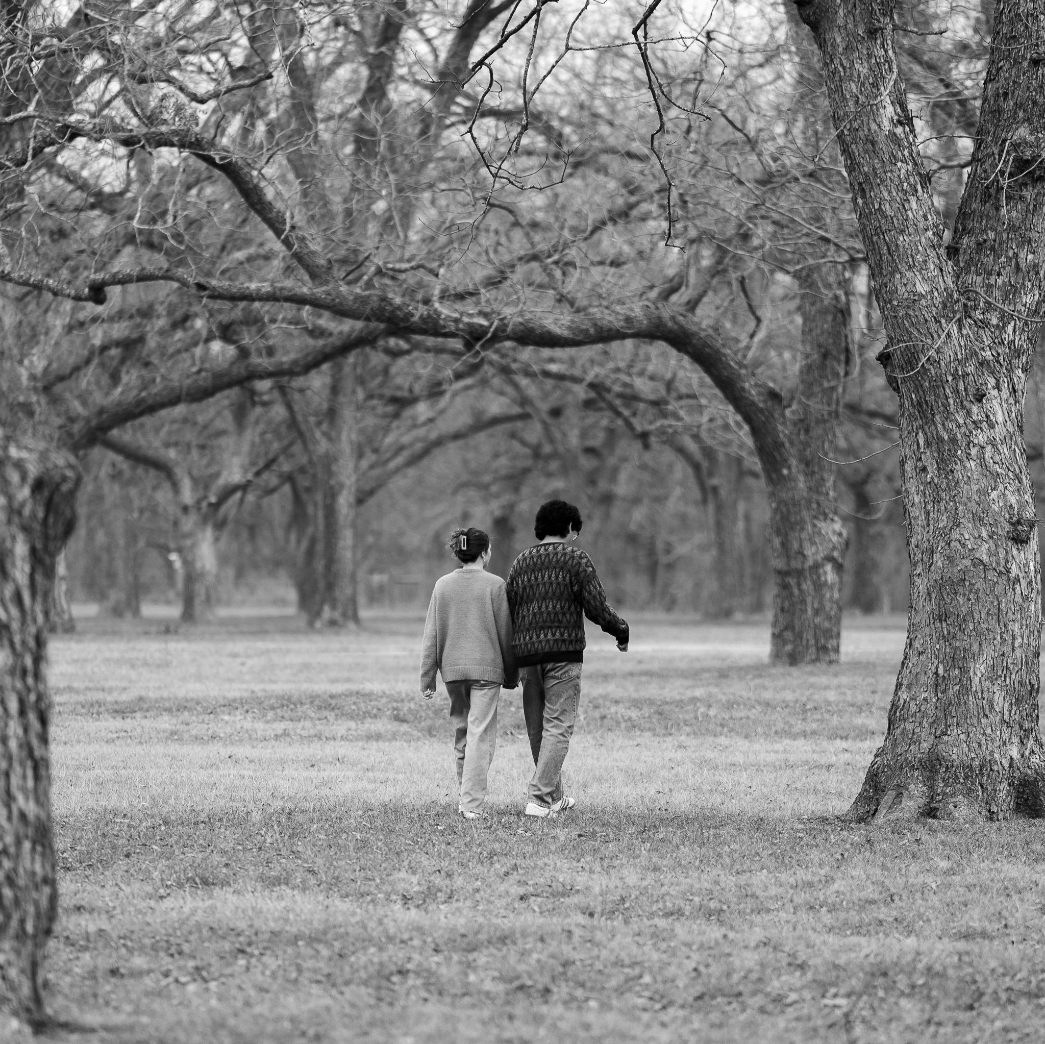 Walking to proposal spot!