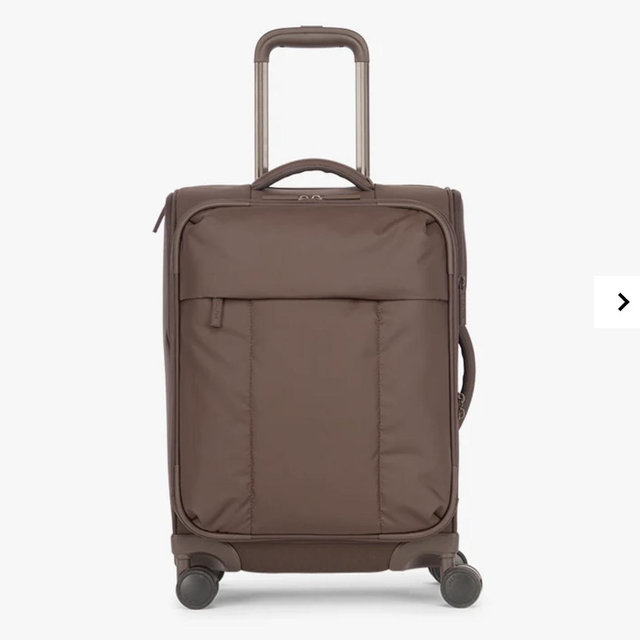 Luka Soft-Sided Carry-On Luggage - Color Walnut