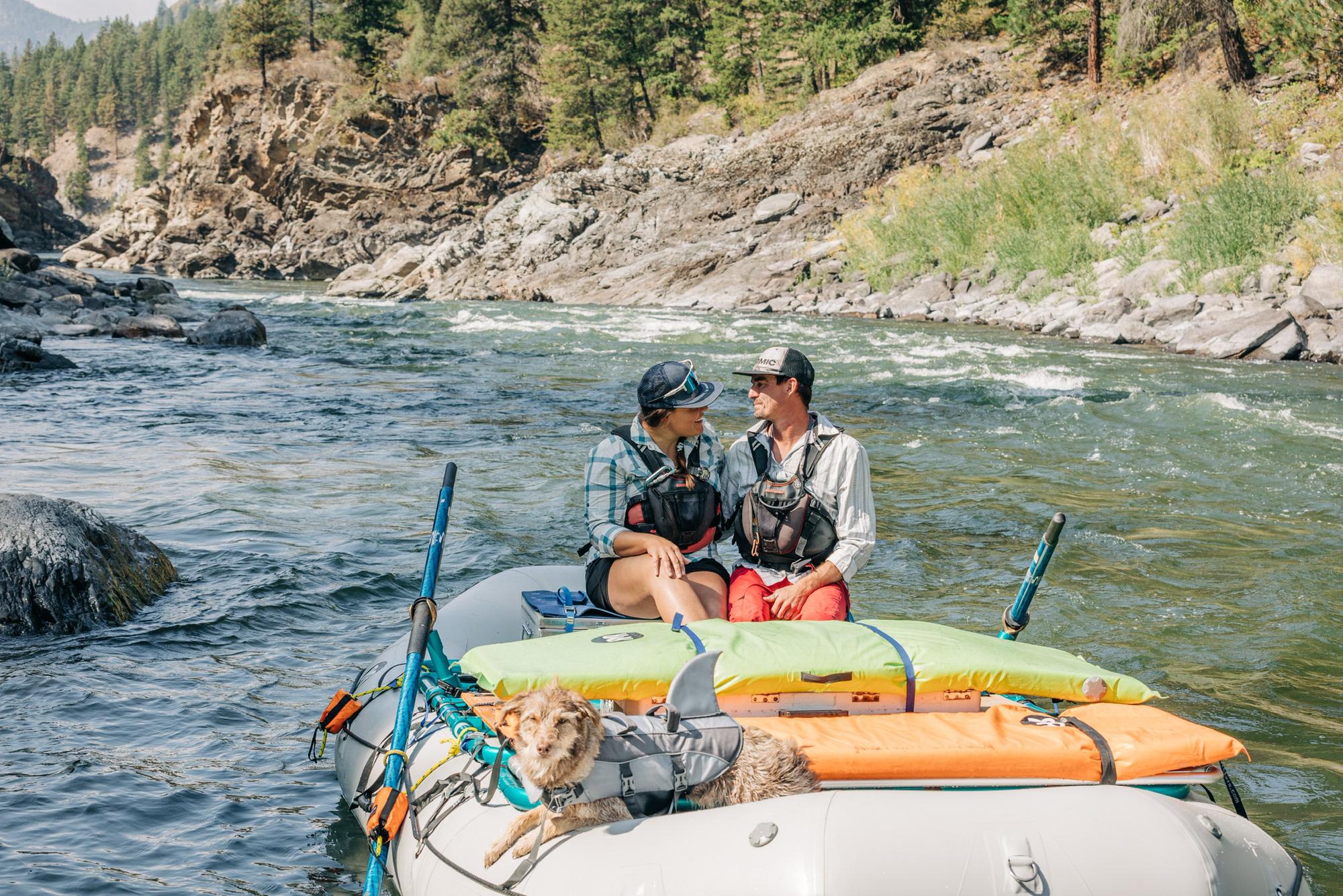 Still in shock! Shasta just wants to get off the boat and say hi to Mike our amazing Photographer!