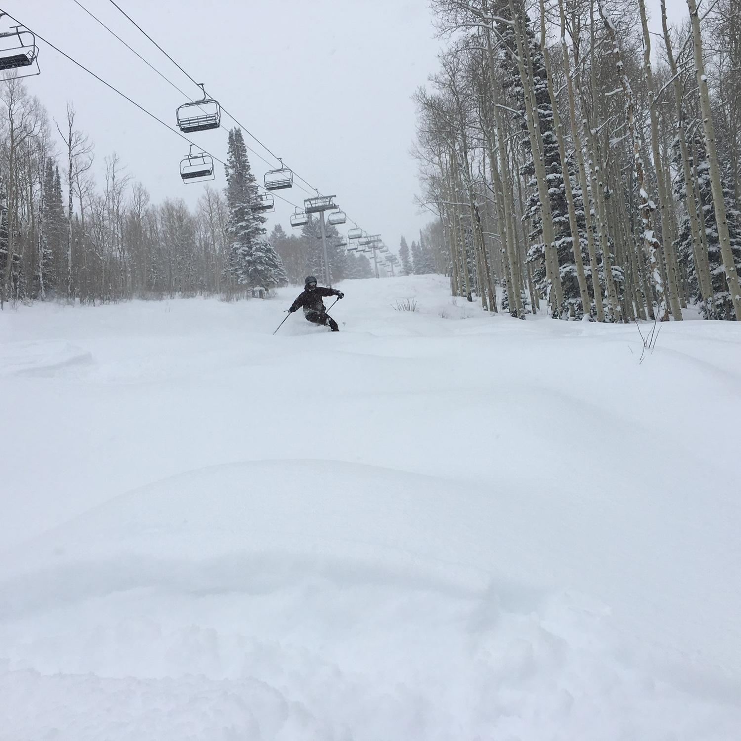 Erica convinced Ross to take a month off work and we went skiing in Utah and Colorado