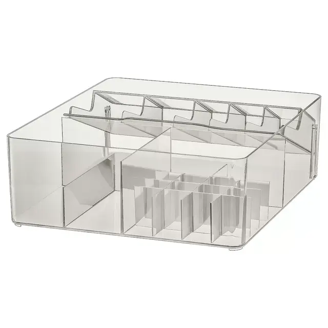 GODMORGONBox with compartments, smoked12 ½x11x4 "