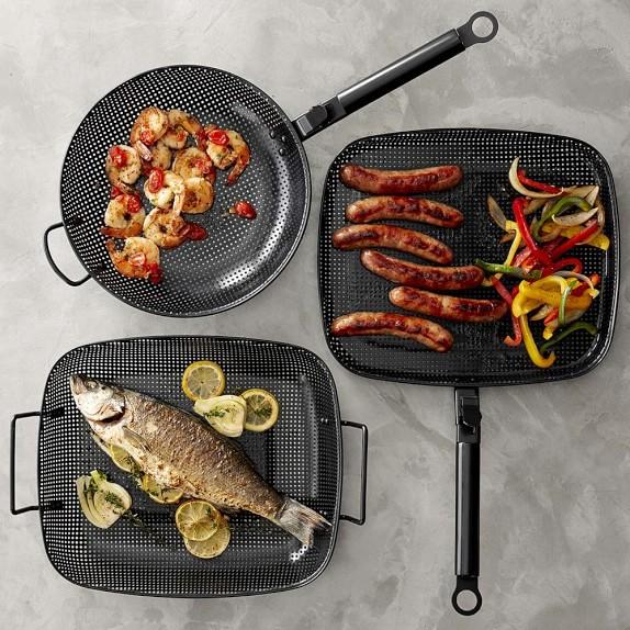 High Heat Nonstick Steel Grill Cookware Set