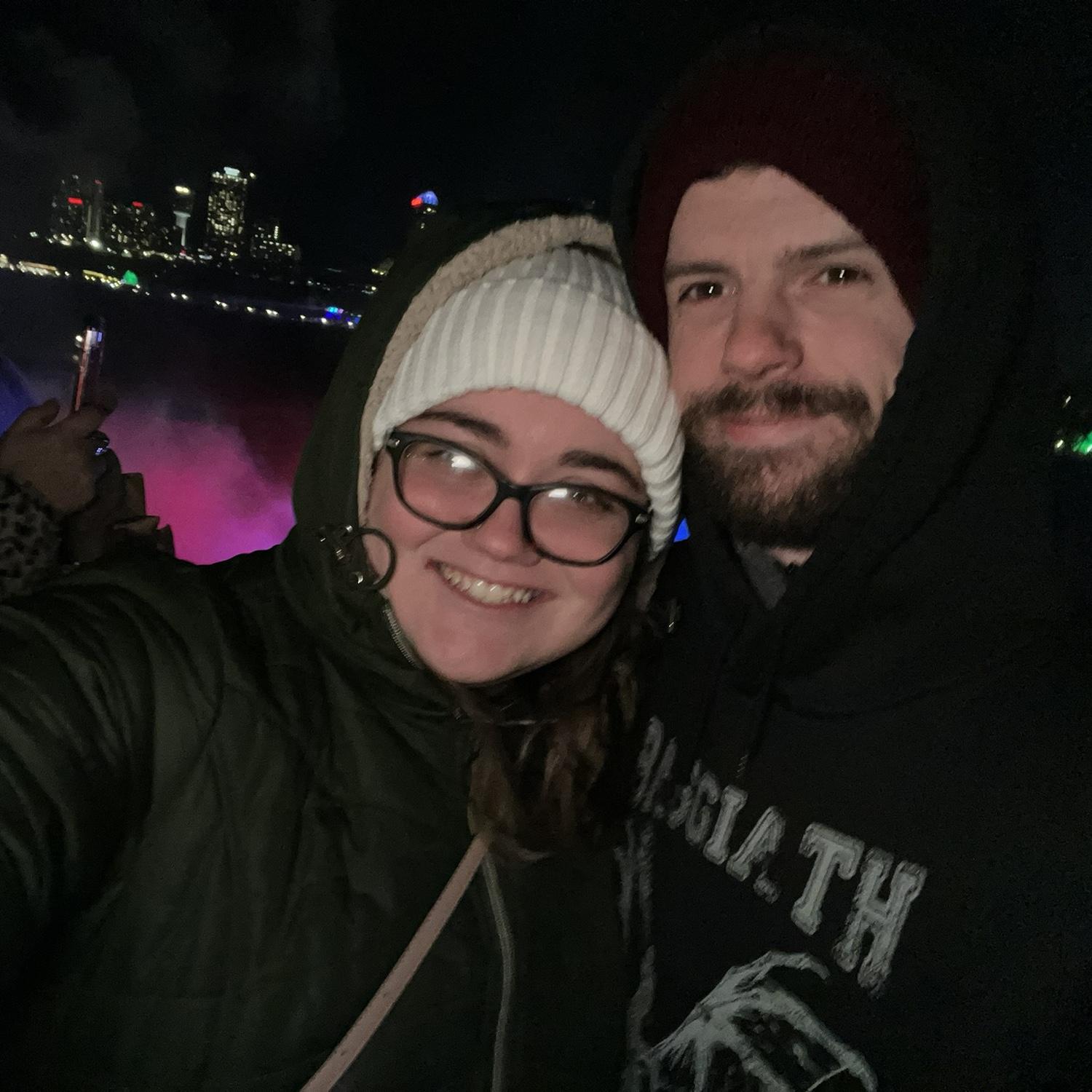 Winter lit up Niagara Falls in the bitter cold