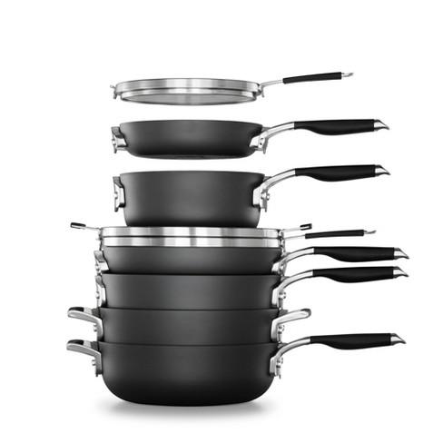 Calphalon Select 9-piece Space Saving Nonstick Cookware Set