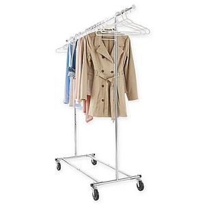 Commercial Grade Portable & Folding Adjustable Garment Rack