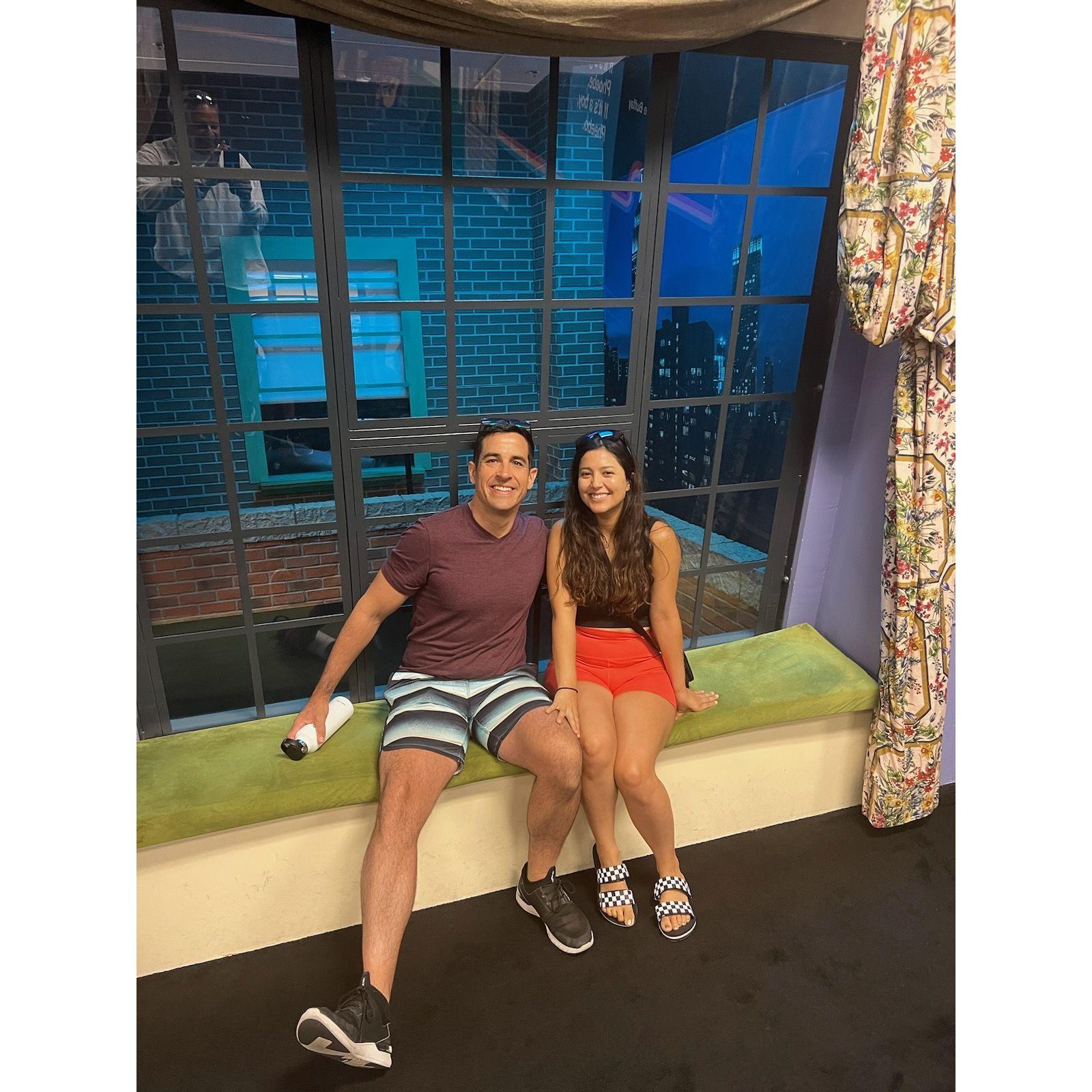 Jesse took Jasmine to the Friends experience!