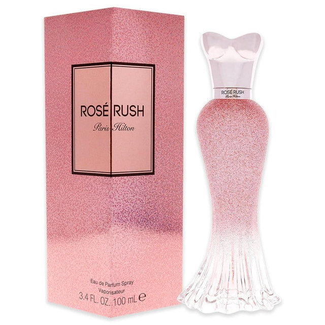 Paris Hilton Rose Rush Eau de Parfum Spray Perfume for Women | Floral and Fruity Fragrance | Notes of Papaya, Peony, Cedar, and White Musk | Feminine | Long-Lasting Scent | 3.4 Fl Oz