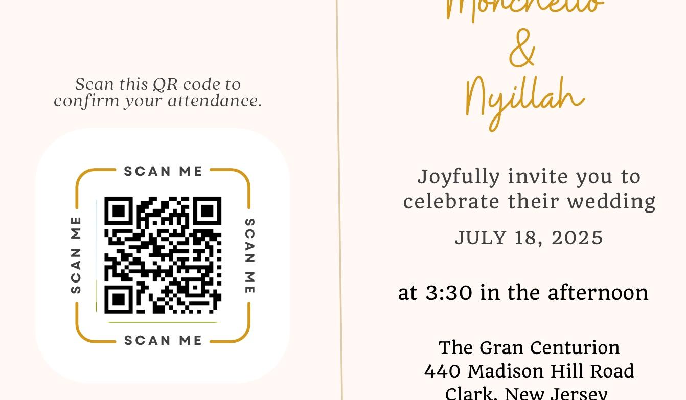 The Wedding Website of Nyillah Fofanah and Monchello Clay