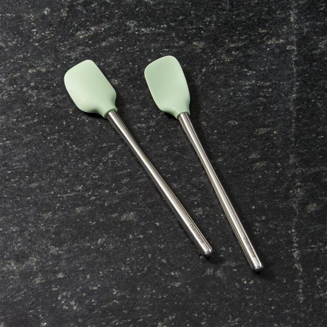 Pistachio Green Mini Spatulas Set of Two