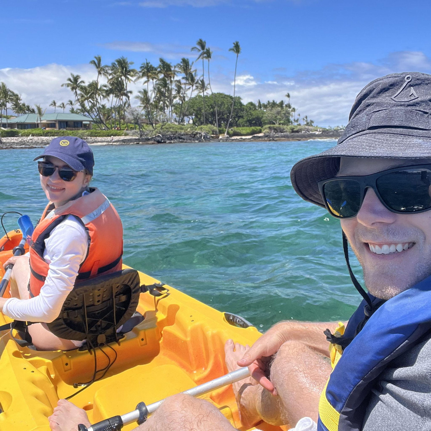 My first time on a kayak
