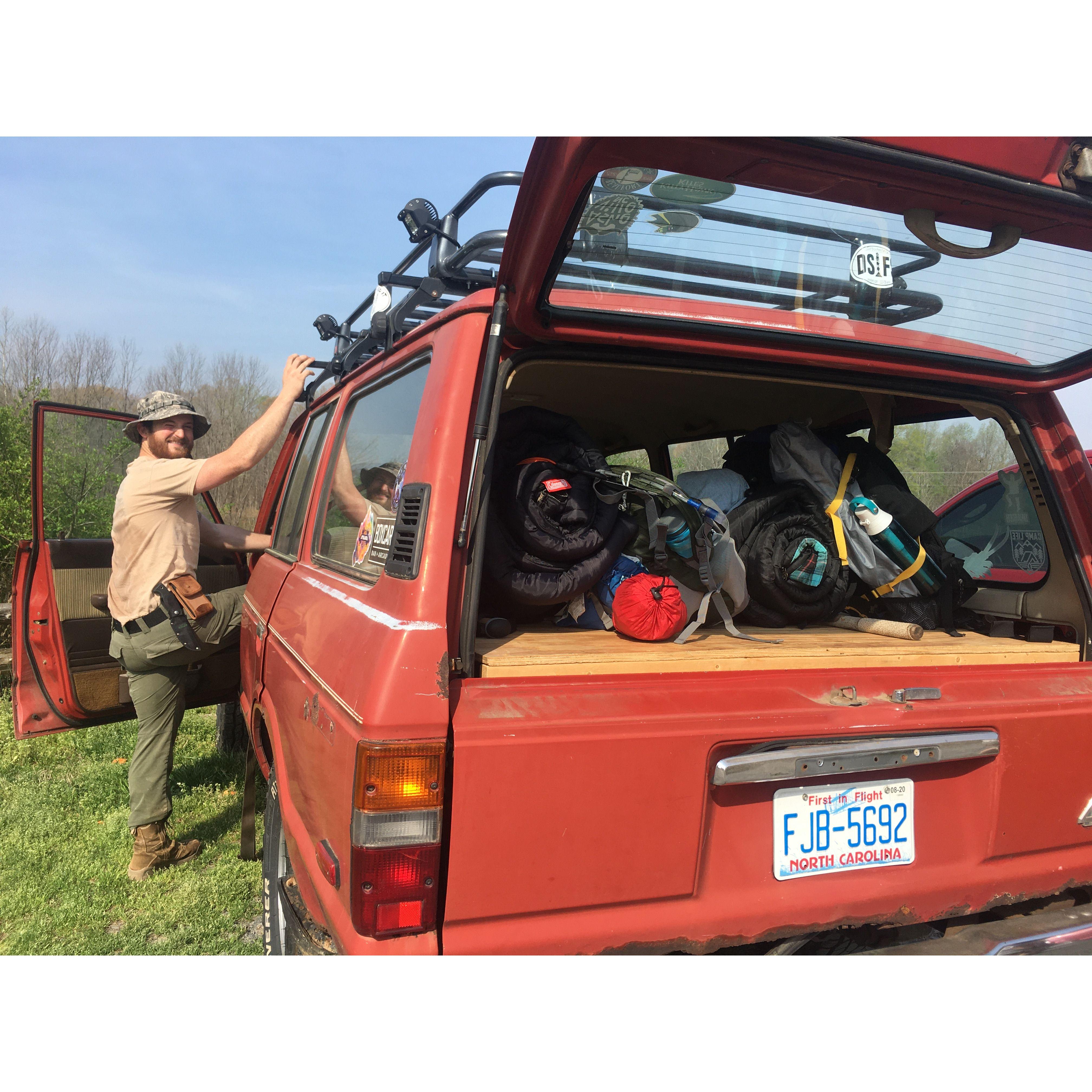 Our first tent camping trip (March 2020)