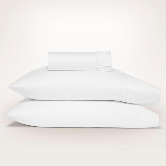 Signature King "No-Flat-Sheet" Sheet Set in Oak