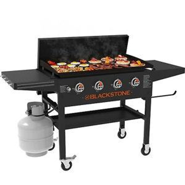 Blackstone 4-Burner Propane Gas Flat Top Griddle, 36 in., Black at Tractor Supply Co