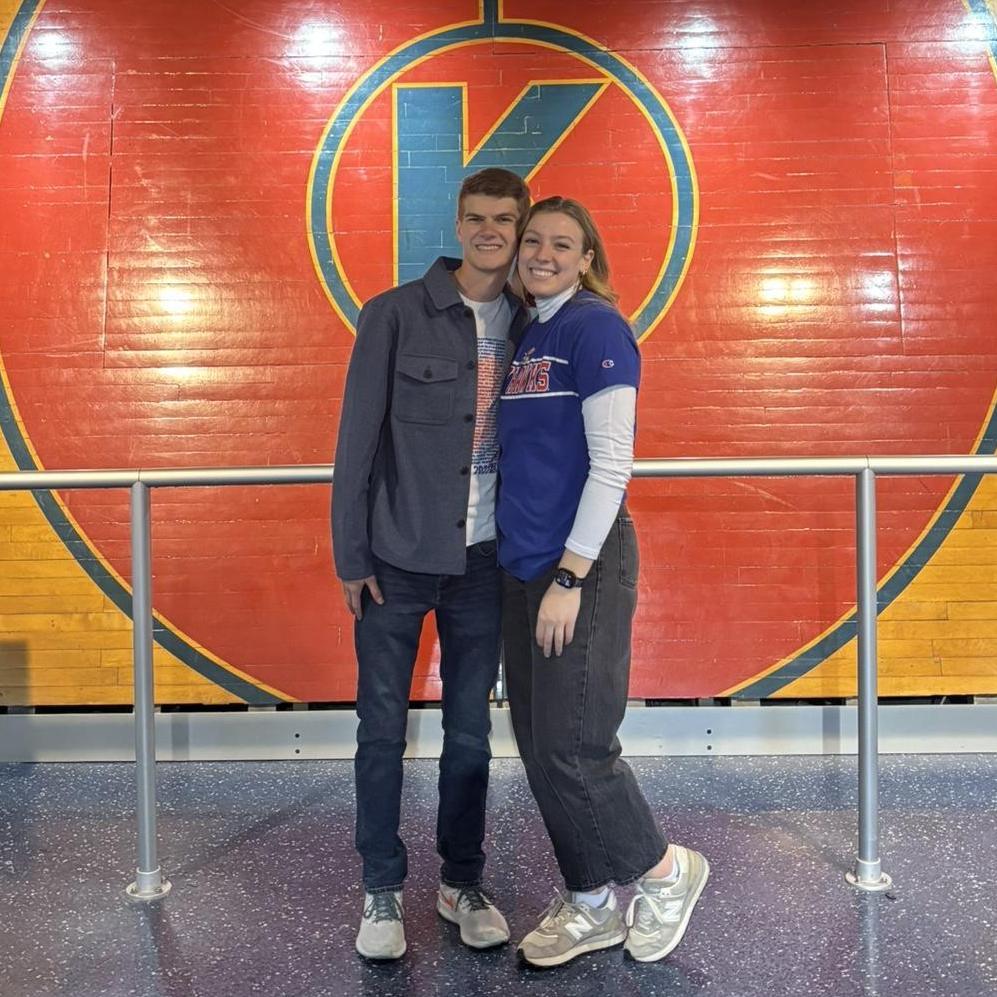 For Christmas in 2024, Ian gifted Hayley a trip to Lawrence, KS for a KU basketball game. The trip made Hayley's first time in Allen Fieldhouse very memorable!