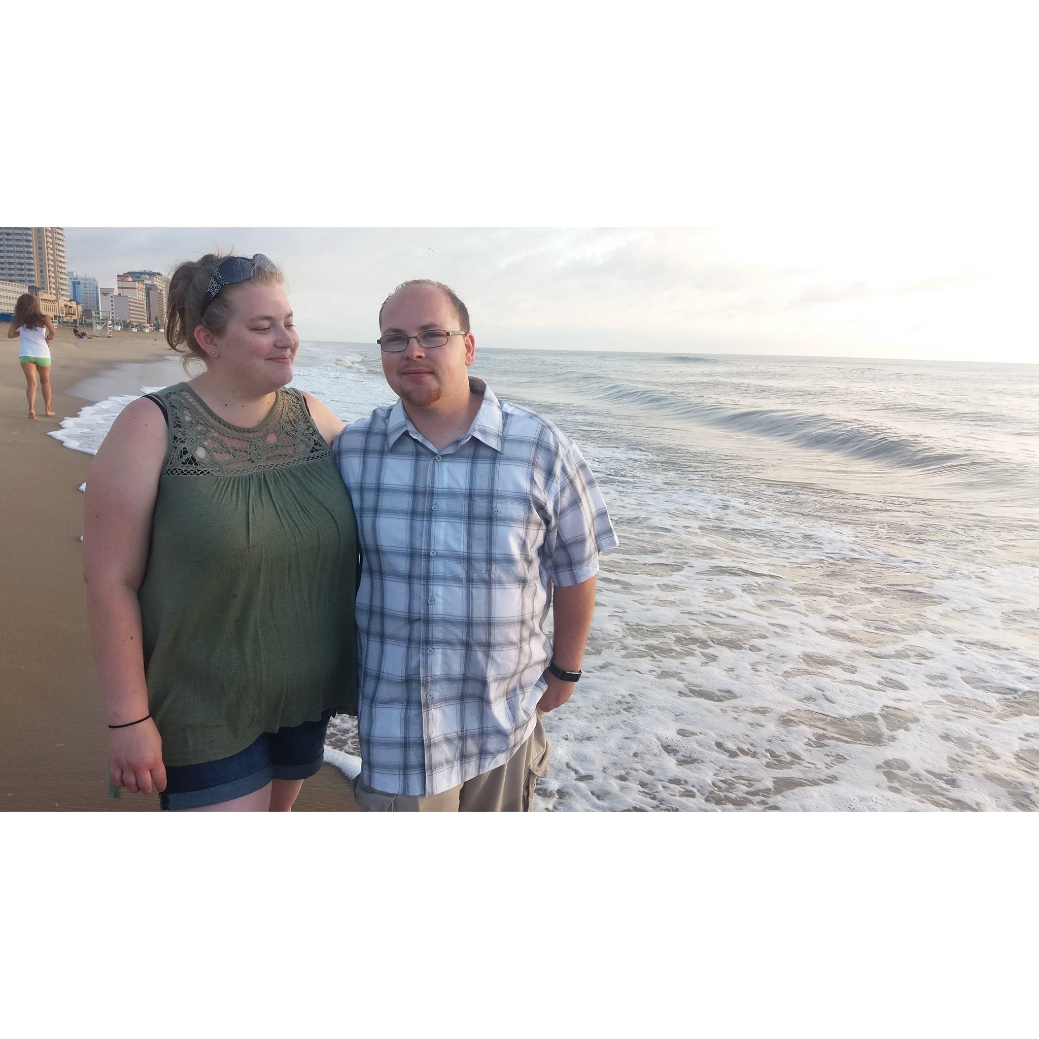 Free impromptu "engagement session" on VA Beach compliments of a random stranger