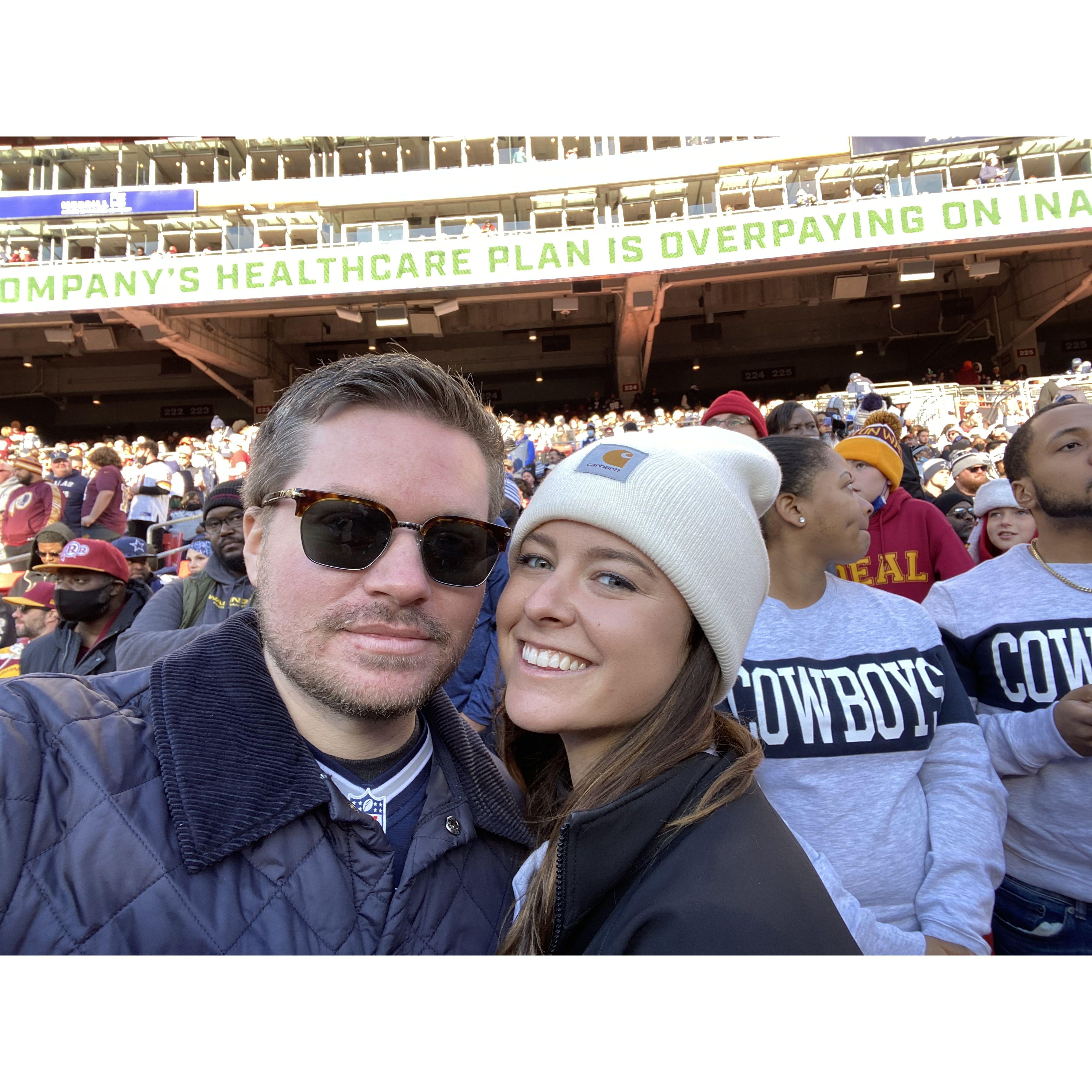 Make no mistake - Alexandra is still not a Cowboys fan