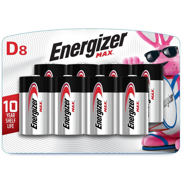 Energizer 8pk MAX Alkaline D Batteries