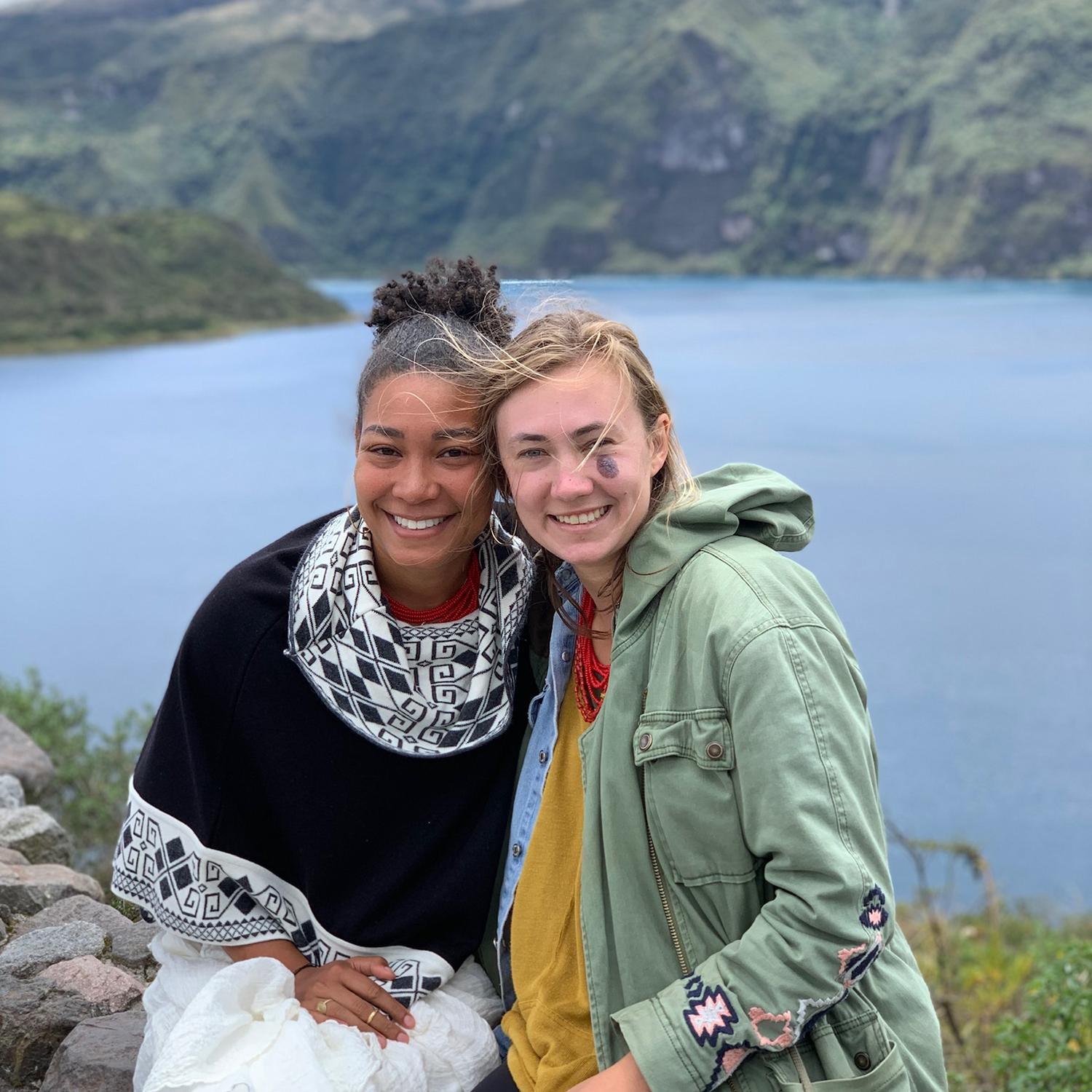 Morgan and Alexis in Ecuador