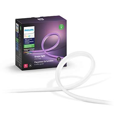 Philips Hue White & Color Ambiance Outdoor LightStrip 2m/7ft (Requires Hue Hub, Works with Amazon Alexa, Apple HomeKit, and Google Assistant)