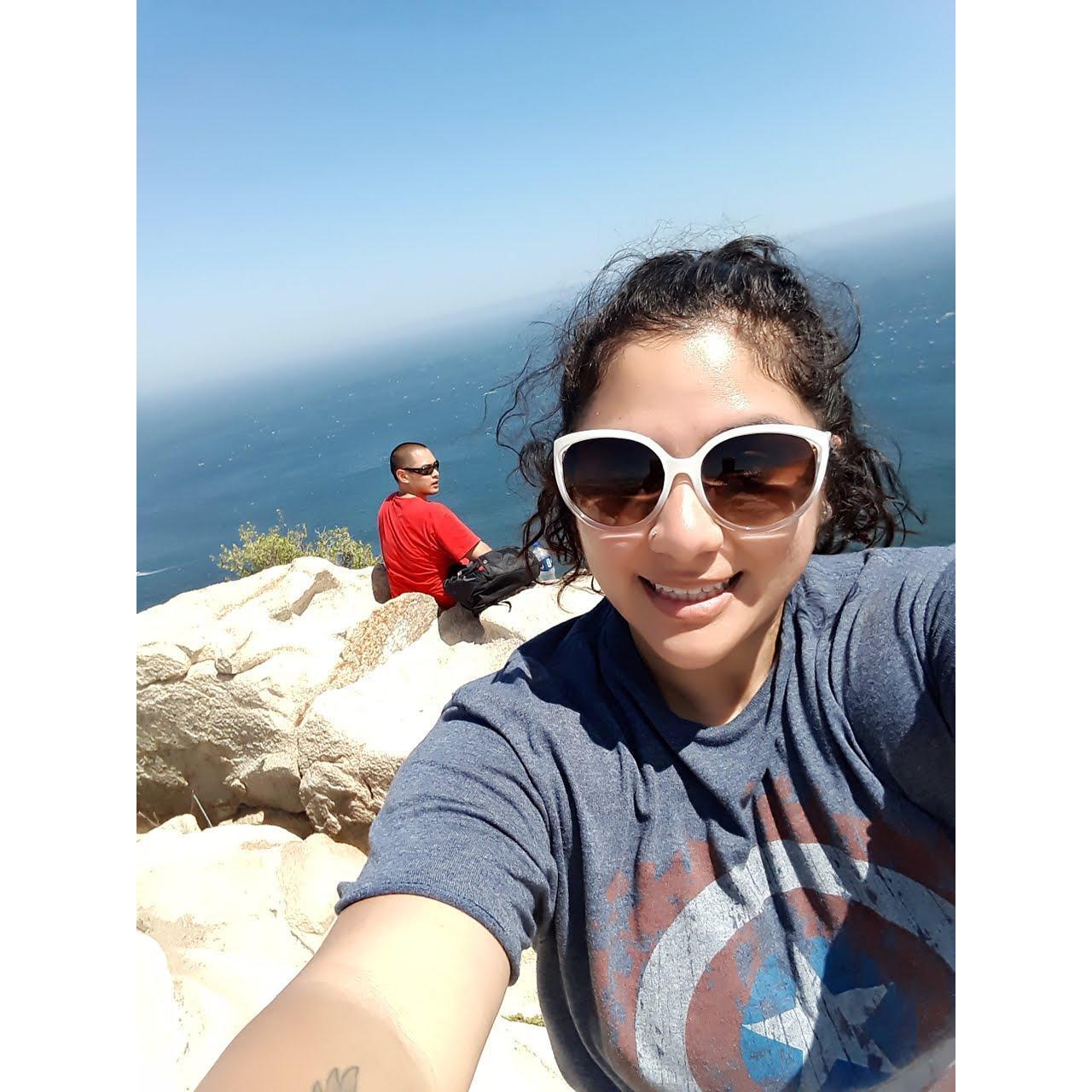 (Cabo San Lucas-The sea of Cortez & Pacific Ocean YUP 2 in 1- 2018) Of course, we were hiking and the best part of this hike was that we were able to view two different seas at the same time.